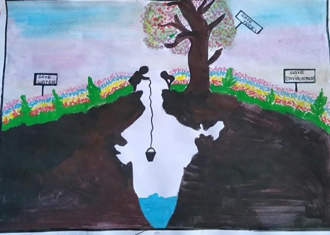 Described Mode Of Water Conservation Through Painting - Amar Ujala Hindi  News Live - चित्रकला के माध्यम से जल संरक्षण की विधा बताई
