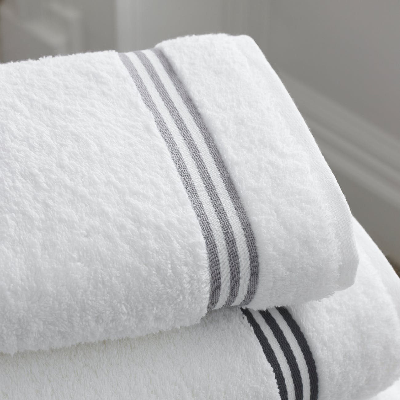 white towel