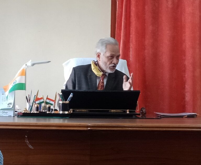 professor bhandari ns ssj university