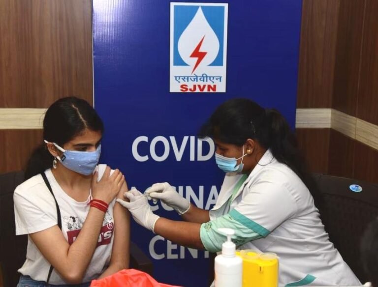 Three day Special Vaccination Drive At SJVN HQs (1)